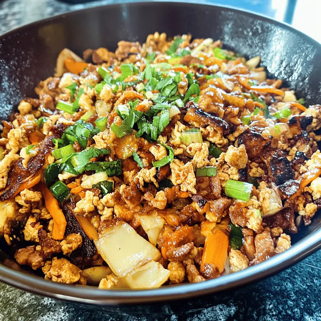 Enjoy a quick and tasty twist on a classic with this Blackstone Egg Roll In A Bowl recipe! Packed with seasoned ground pork, fresh veggies, and a flavorful sauce, this dish is perfect for weeknight dinners. It's low-carb and comes together in just minutes on your Blackstone griddle. Save this recipe for an easy meal that's sure to impress!