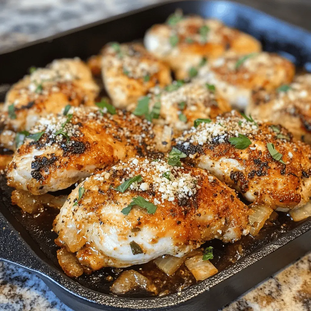 This Blackstone Garlic Parmesan Chicken is your new go-to recipe for a flavorful dinner! Juicy chicken is perfectly seasoned and sautéed to golden perfection with rich garlic and cheesy goodness. It's simple, quick, and perfect for busy weeknights or weekend gatherings. Save this recipe for a deliciously satisfying meal that everyone will love!