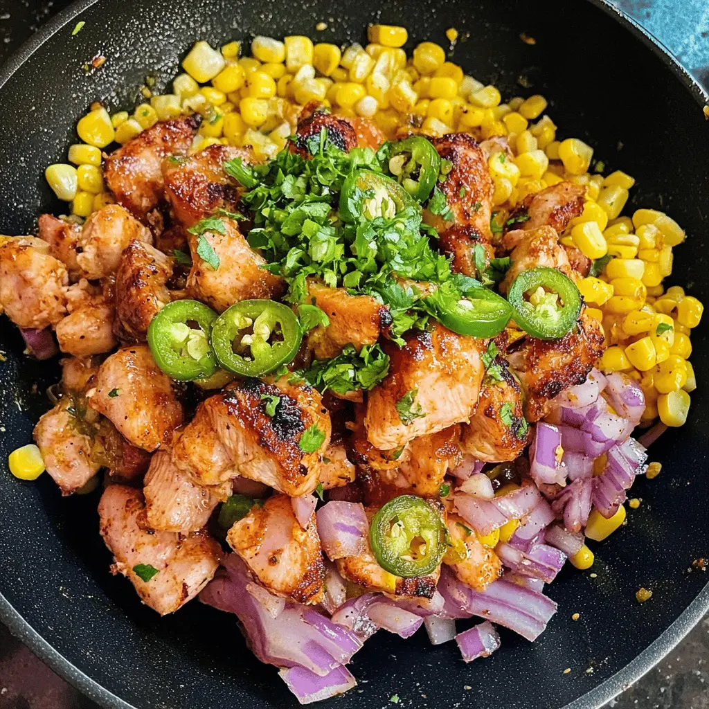 Spice up your dinner with this Blackstone Jalapeno Lime Chicken and Corn recipe! Juicy chicken infused with zesty lime and a kick of jalapeno brings a burst of flavor to your plate. Perfect for grilling on warm evenings or serving at a backyard BBQ, this dish will impress your friends and family. Save this recipe for your next gathering and enjoy delicious moments together!