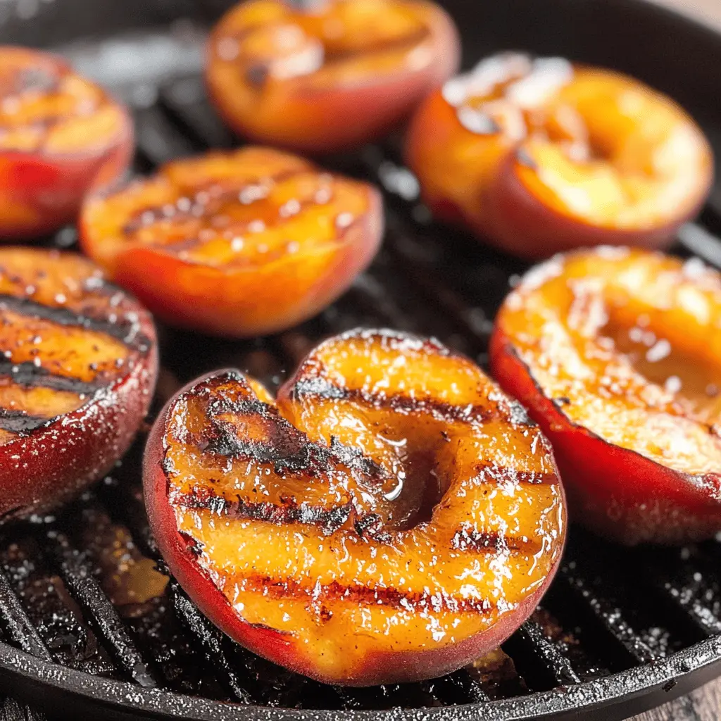 Fire up your grill for a sweet treat! These Brown Sugar Grilled Peaches are perfect for summer gatherings, featuring juicy peaches caramelized to perfection with a hint of brown sugar. They make an irresistible dessert or a delightful addition to brunch. Save this recipe and impress your friends and family at your next cookout!