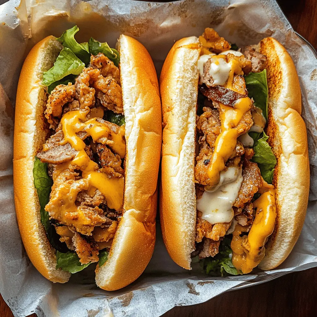 Get ready for a delicious twist on the classic cheesesteak! These Chicken Cheese Steak Sandwiches are loaded with tender chicken, melted cheese, and caramelized onions, making them a perfect weeknight dinner. Easy to prepare and packed with flavor, these sandwiches are sure to please everyone at the table. Save this recipe for your next game day or casual gathering!
