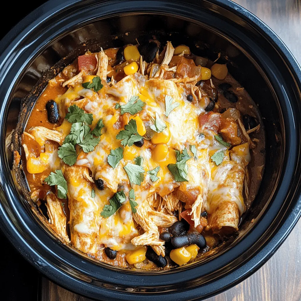 Get ready for a flavorful Chicken Enchilada Crock Pot Meal that's perfect for busy weeknights! This dish combines tender chicken, zesty enchilada sauce, and gooey cheese for a comforting dinner the whole family will love. Save this easy recipe for your next gathering or simply a cozy night in—it's sure to become a favorite!