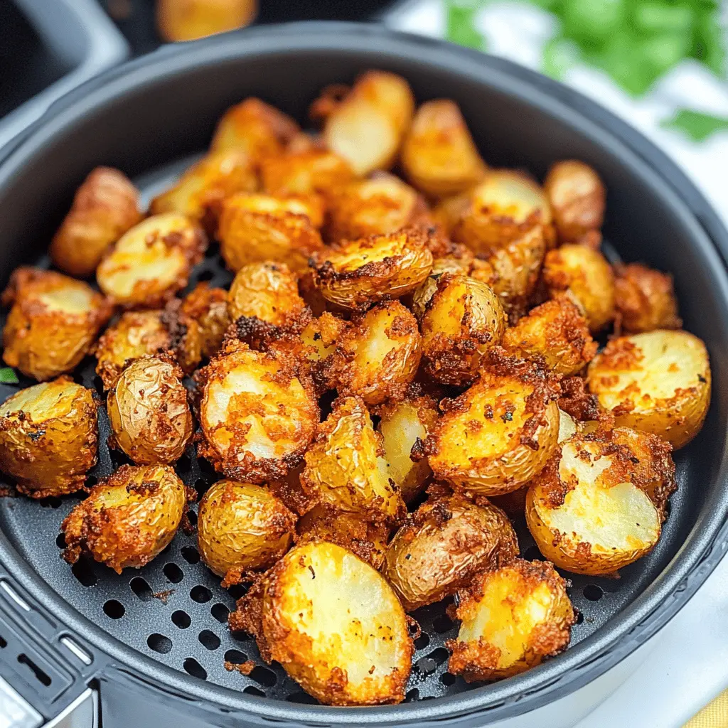 Get ready for perfectly crispy air fryer potatoes that everyone will love! These golden bites are seasoned to perfection, making them the ideal side dish or snack. Perfect for weekday dinners, weekend gatherings, or game day snacking! Don’t forget to save this recipe for your next meal.