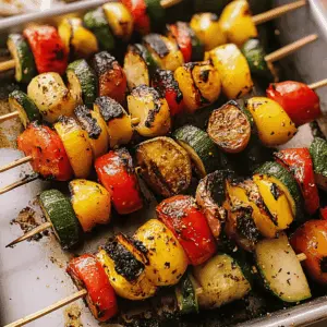 Brighten up your BBQ with these Easy Grilled Vegetable Skewers! Made with fresh bell peppers, zucchini, and cherry tomatoes, these skewers are not just colorful but packed with flavor. Perfect as a tasty side dish for your summer gatherings or a healthy option for any meal. Save this pin for a delicious and simple recipe that your family will love!