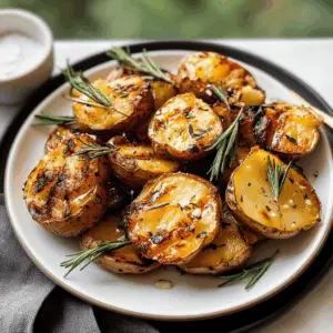 These Grilled Garlic Rosemary Smashed Potatoes are a must-try side dish! Full of savory garlic and aromatic rosemary, they’re perfect for BBQs, picnics, or any dinner gathering. Simple to prepare and packed with flavor, they're sure to be a hit with family and friends. Save this recipe for when you want to impress your guests with a delightful twist on classic potatoes!