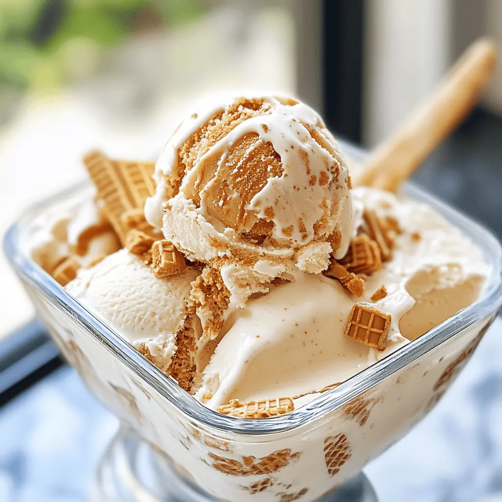 Easy Homemade Biscoff Ice Cream Recipe