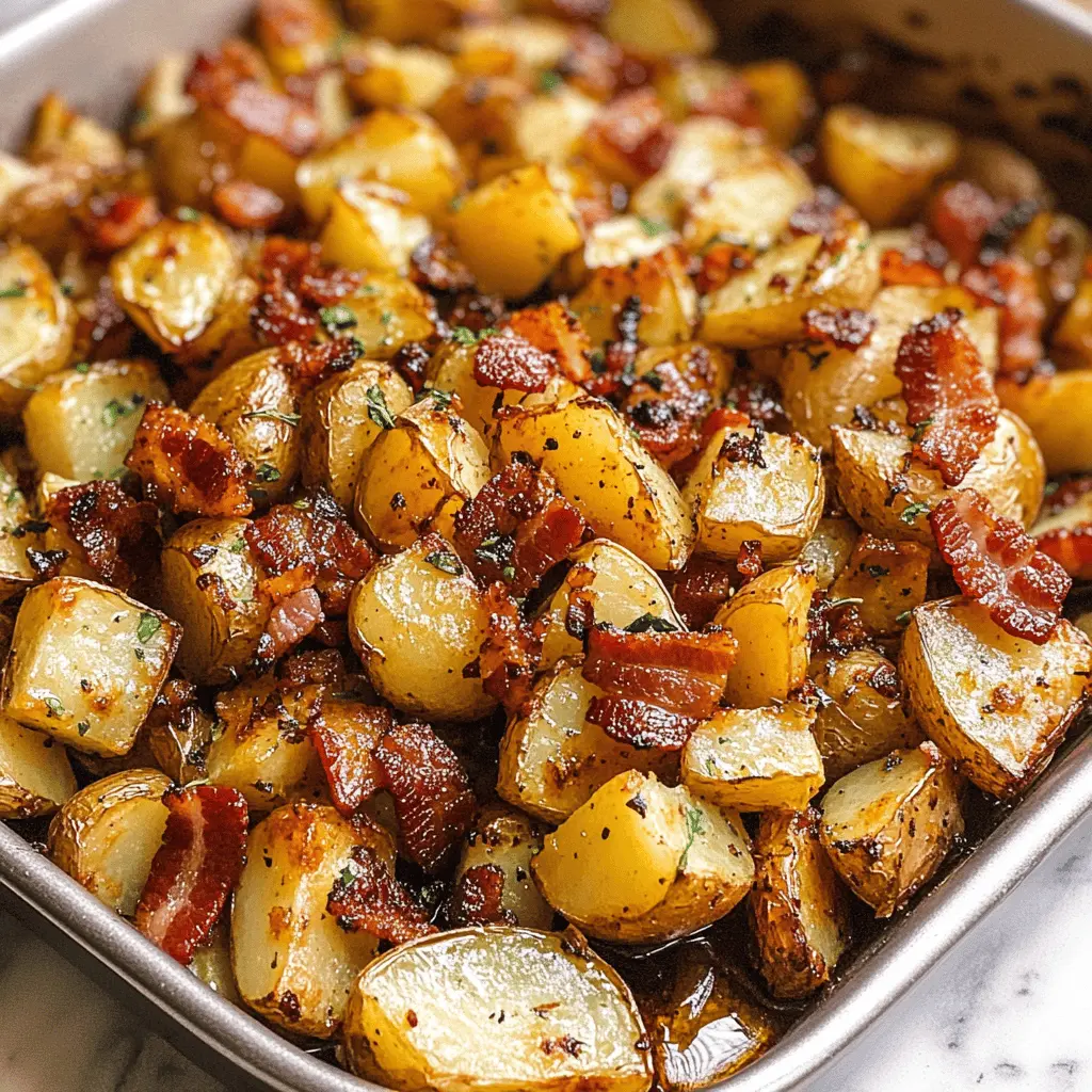 Get ready for a sweet and savory twist on your usual side dish! These Honey Bacon Roasted Potatoes are crispy, caramelized, and bursting with flavor. Perfect for family dinners or holiday gatherings, they're sure to steal the spotlight. Save this recipe for a delicious, easy-to-make side that everyone will love!