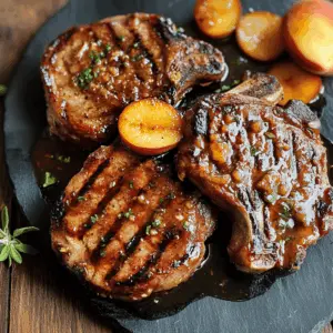 Looking for a mouthwatering twist on classic pork chops? Try these juicy grilled pork chops with a spicy peach glaze that balance sweetness and heat perfectly! With just a few simple ingredients, you can create a dish that’s perfect for summer cookouts or cozy dinners. Save this recipe for your next meal and impress your family and friends!