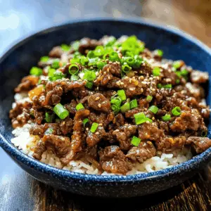 This Korean Beef recipe features tender meat marinated in a flavorful blend of soy sauce, garlic, and sesame oil. It's quick to prepare, making it a perfect weeknight dinner. Serve it over rice or with veggies for an easy meal. Save this pin to try it for your next family dinner or gathering with friends!