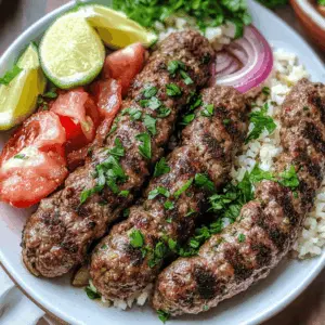 This Lebanese Kafta recipe is a delicious mix of seasoned beef or lamb that brings bold flavors to your table. With fresh herbs and spices, it’s perfect for grilling and makes a great dish for family gatherings or barbecues. Save this flavorful recipe to enjoy a taste of Lebanon anytime you want!