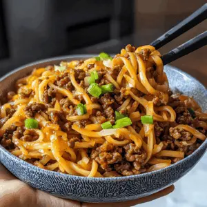 Looking for a quick and delicious dinner option? Try these Mongolian Ground Beef Noodles! With tender ground beef cooked in a savory sauce and tossed with fresh noodles, this dish is packed with flavor. Perfect for weeknight meals or any time you're craving comfort food. Save this pin for a tasty meal you’ll want to make again and again!