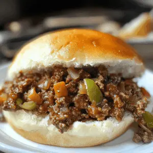 Get ready for a delicious twist on a classic! These Philly Cheesesteak Sloppy Joes are packed with ground beef, sautéed peppers, onions, and melted cheese, all piled high on a soft bun. Perfect for a weeknight dinner or game day gathering. Save this recipe now and impress your family and friends with this easy, flavorful meal!