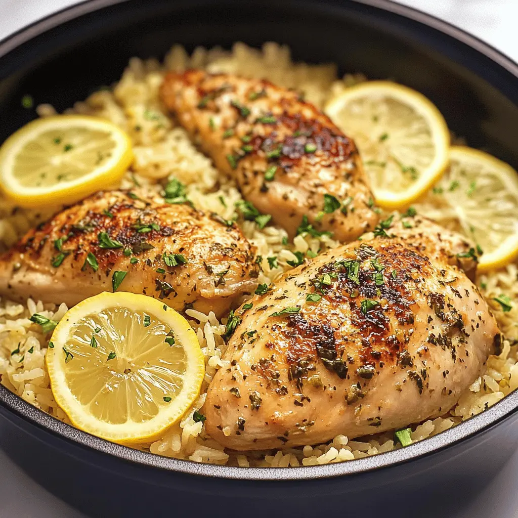This Slow Cooker Lemon Herb Chicken and Rice is a comforting dish that brings together juicy chicken, fragrant herbs, and fluffy rice for a delightful meal. Perfect for busy weeknights or family gatherings, it’s easy to prepare and packs a punch of flavor. Save this recipe for a tasty dinner that everyone will love!