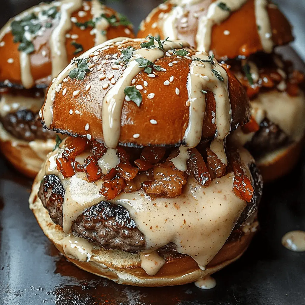Juicy smash burgers topped with creamy baconnaise sauce are a game-changer! This easy recipe features thick, flavorful patties and a rich, smoky sauce that takes your burger night to the next level. Perfect for BBQs, family dinners, or any casual gathering. Save this pin for a delicious cookout idea your friends will love!