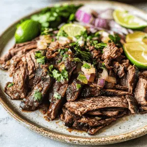 Ready to enjoy the ultimate carne asada? This flavorful recipe features tender marinated beef that’s grilled to perfection, bringing out delicious smoky and citrus notes. Perfect for tacos, burritos, or a hearty meal, your friends and family will be asking for seconds! Save this recipe for a fun weekend cookout or taco night!
