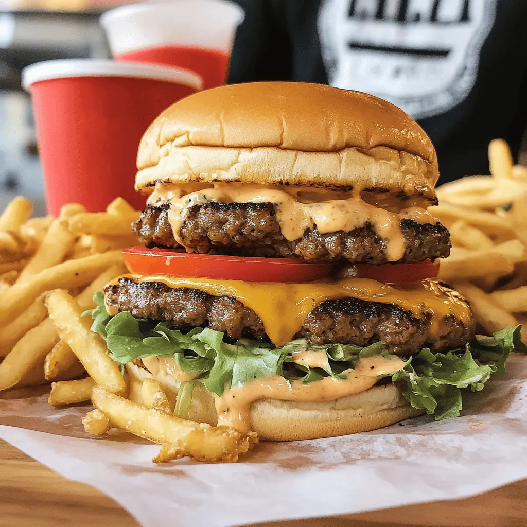 Get ready to enjoy the ultimate smash burger experience! This recipe features juicy beef patties, perfectly seared for a delightful crunch, and topped with your favorite melted cheese. Ideal for backyard cookouts or quick weeknight dinners, these burgers are sure to impress. Save this pin for your next grilling adventure!