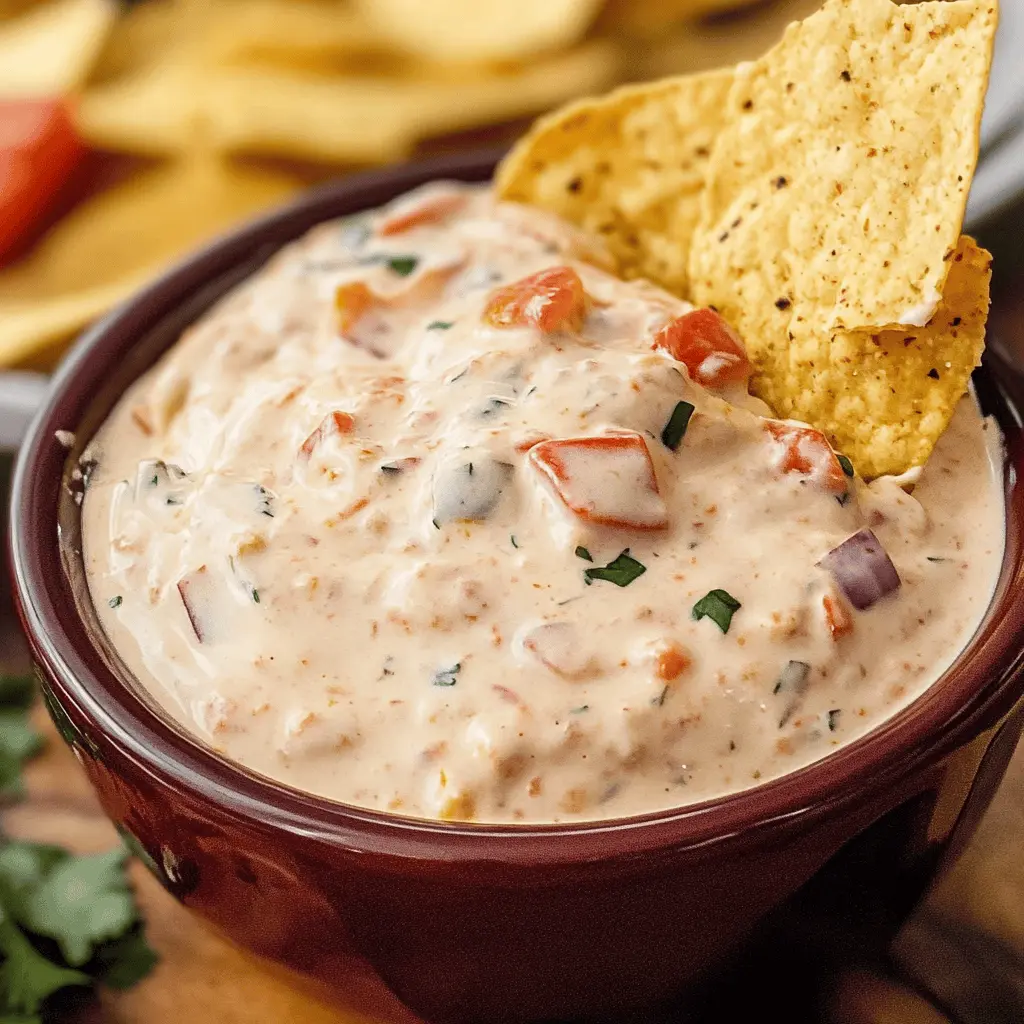 Easy Creamy Rotel Ranch Dip Recipe