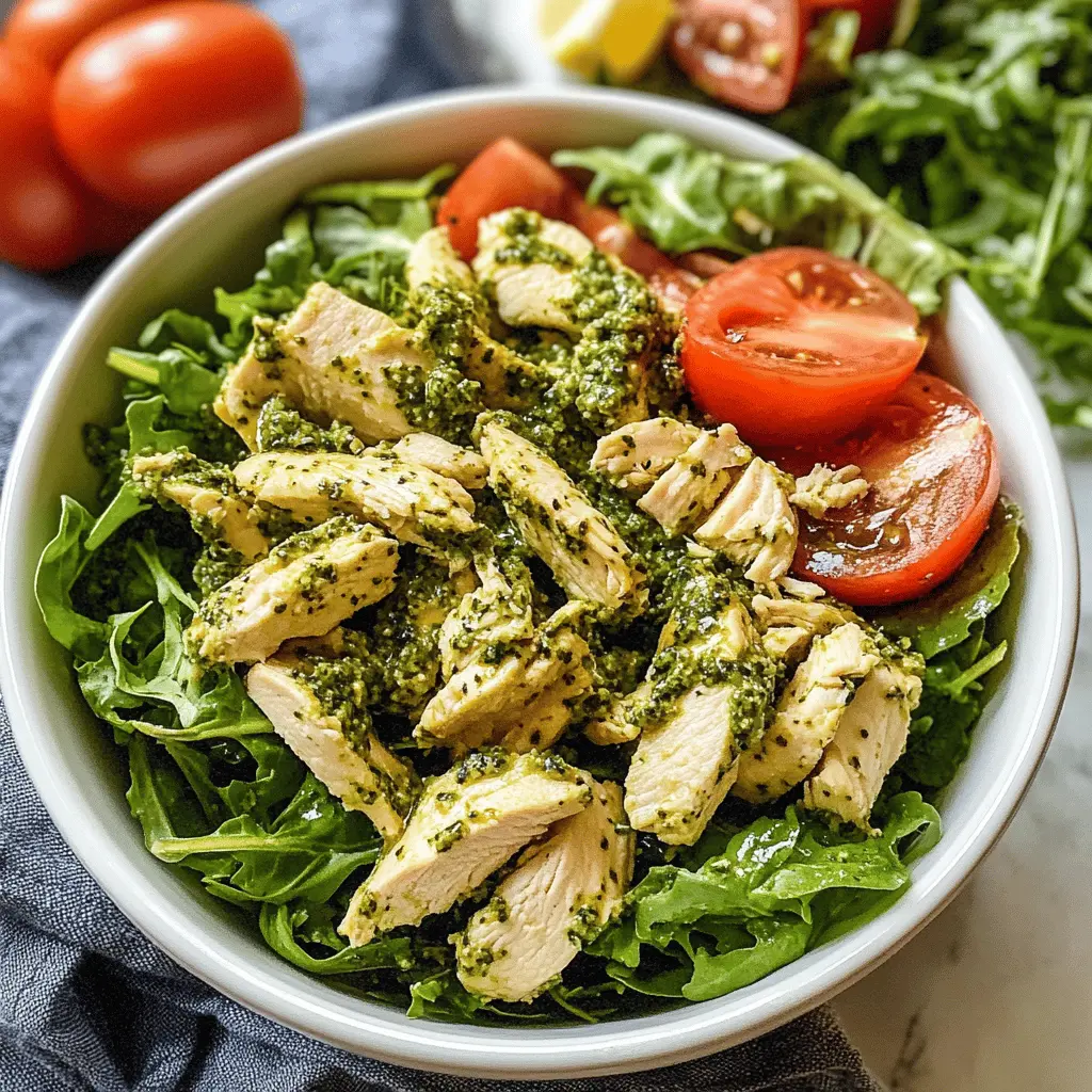 Easy Pesto Chicken Salad Recipe
