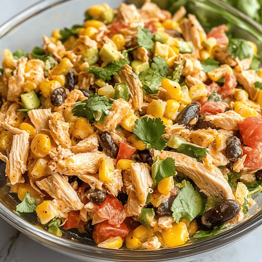 Easy Southwest Chicken Salad Recipe