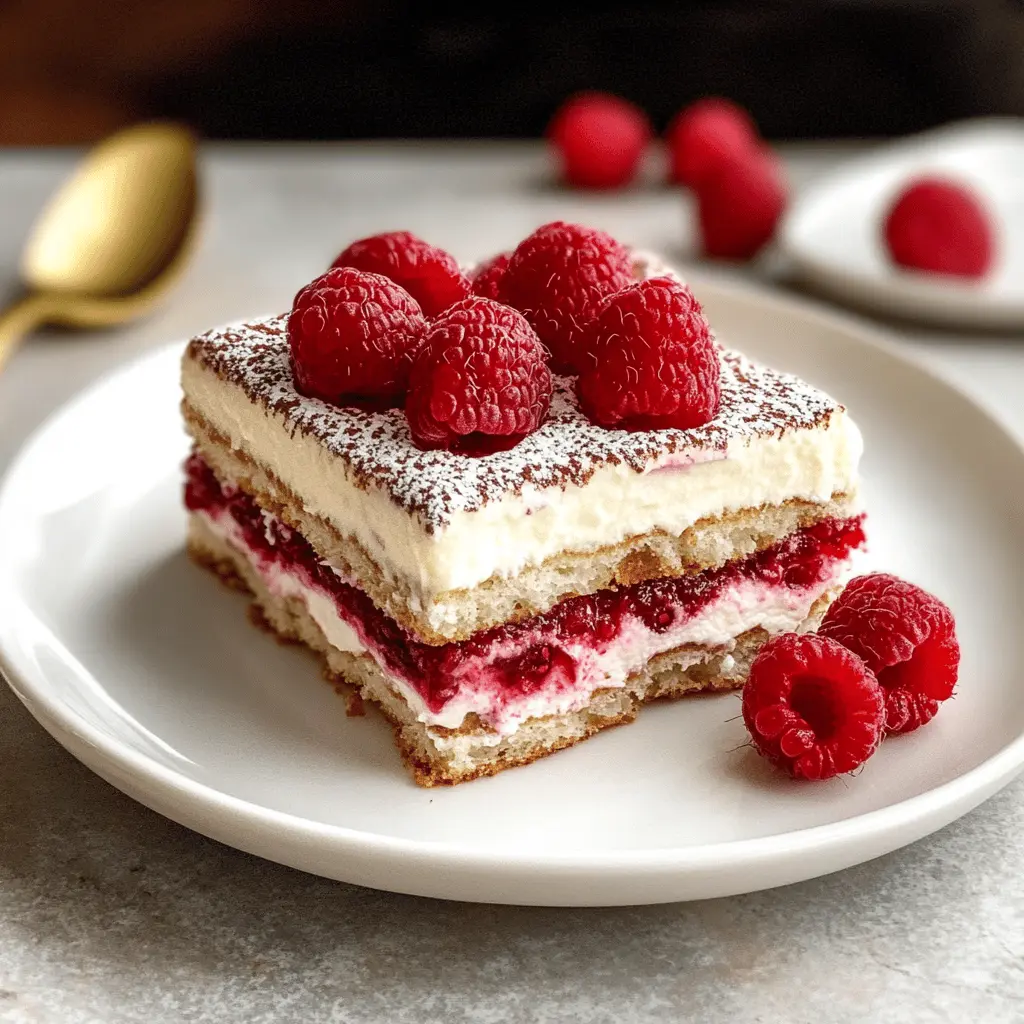 Easy Fresh Raspberry Tiramisu Recipe