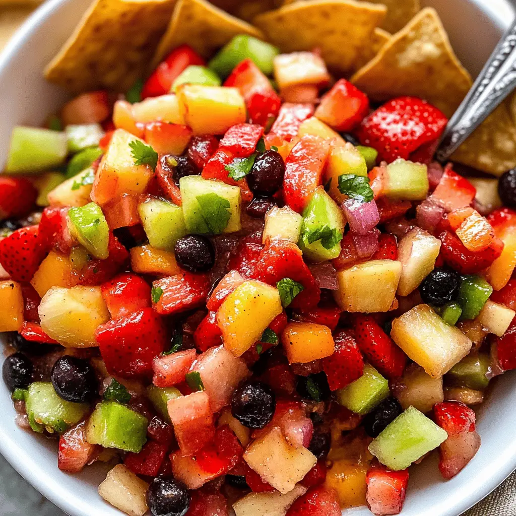 Easy Fruit Salsa With Cinnamon Chips Recipe