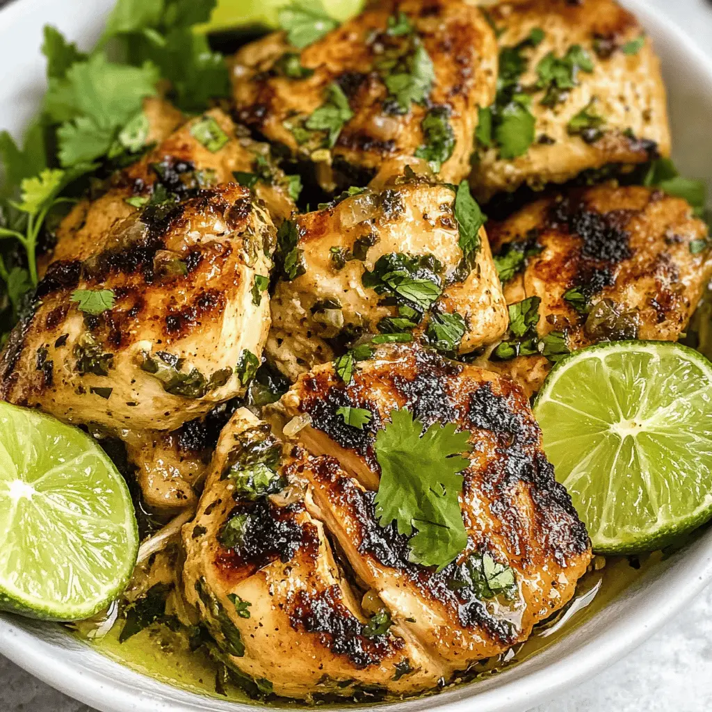Easy Cilantro Lime Chicken Recipe