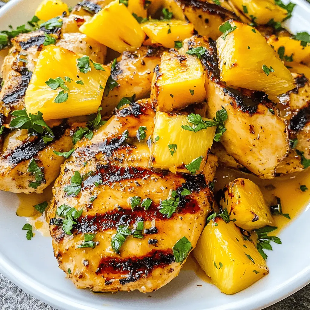 Easy Grilled Mango Pineapple Chicken Recipe