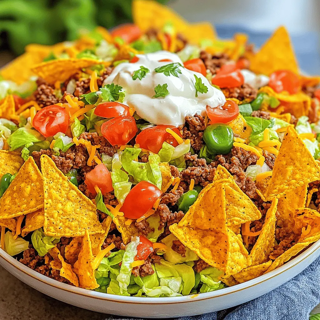 Easy Doritos Taco Salad Recipe
