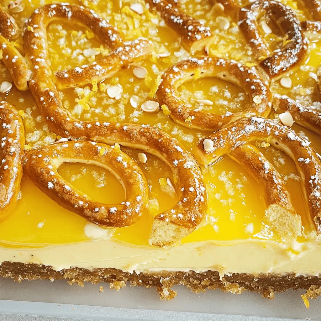 Easy Lemon Pretzel Dessert Recipe