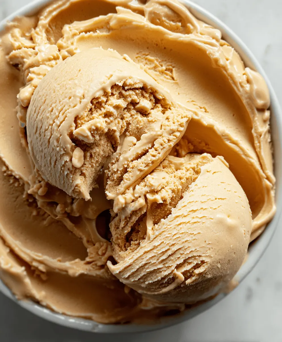 Creamy Peanut Butter Cottage Cheese Ice Cream Recipe