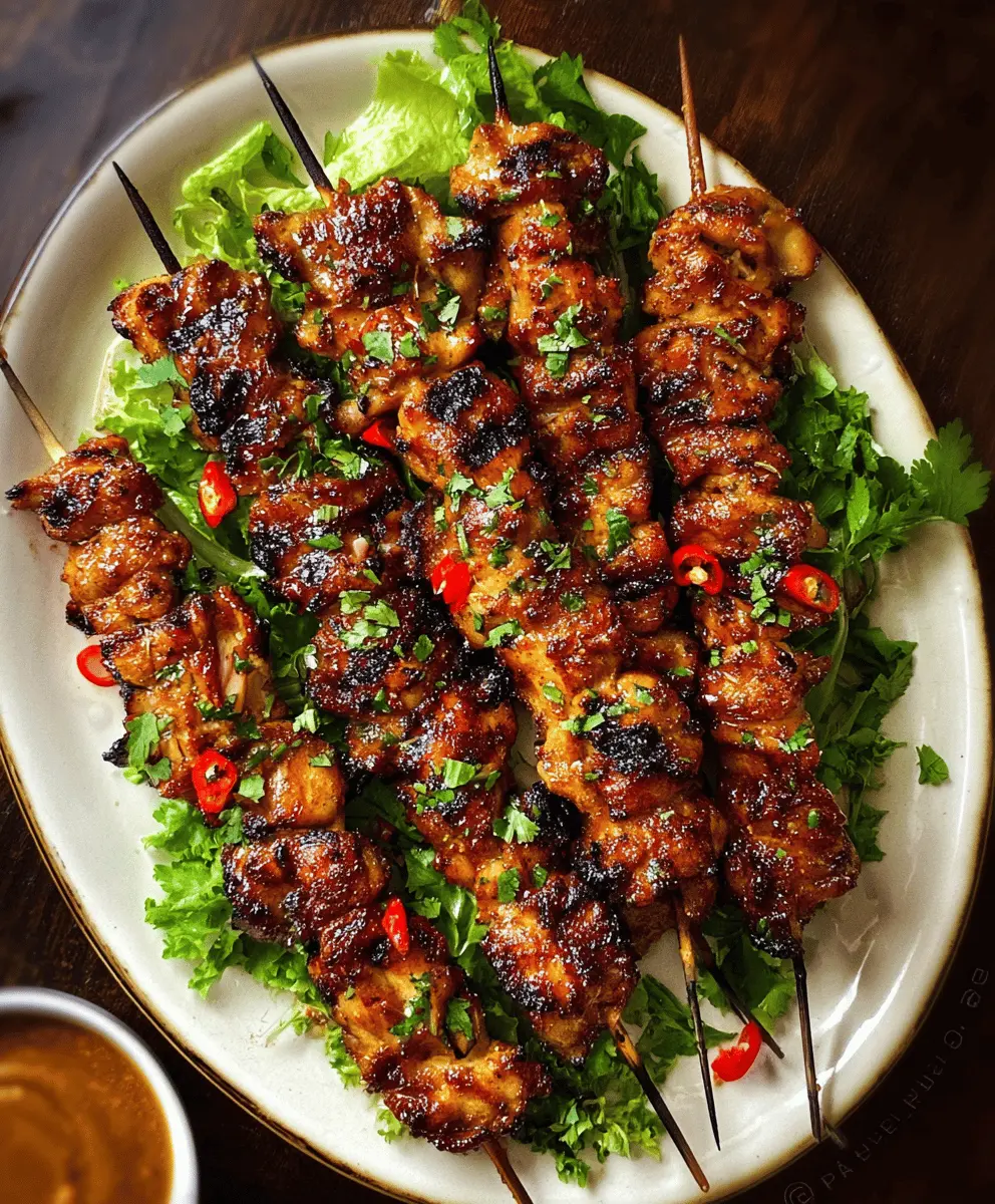 Easy Grilled Thai Chicken Skewers Recipe