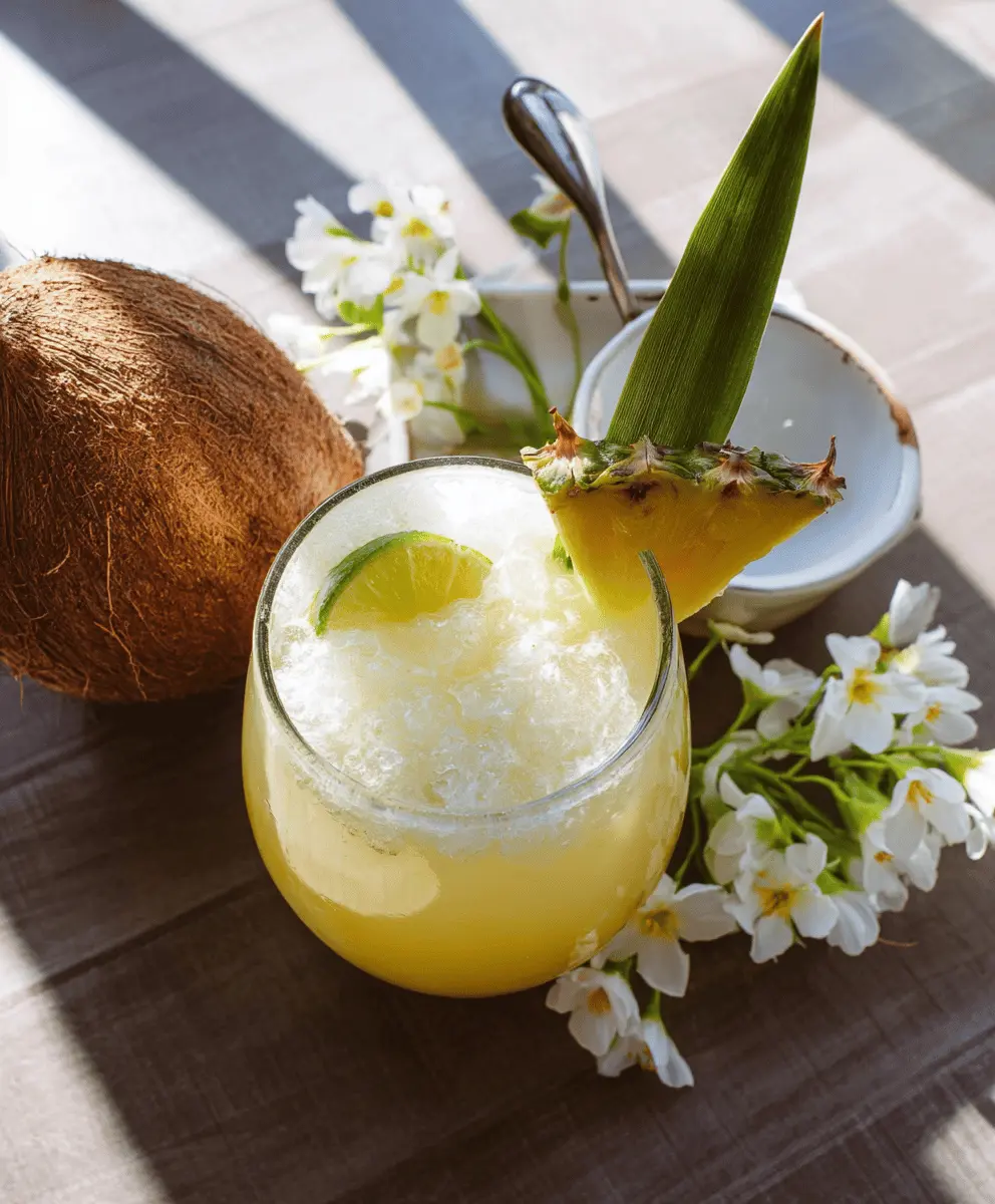 Easy Hawaiian Margarita With Pineapple and Coconut