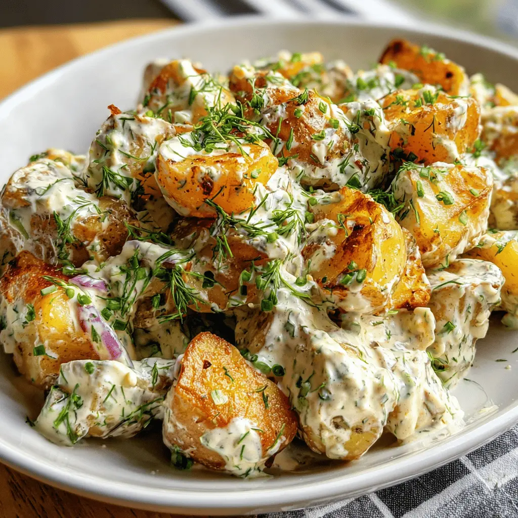 Easy Crispy Potato Salad Recipe