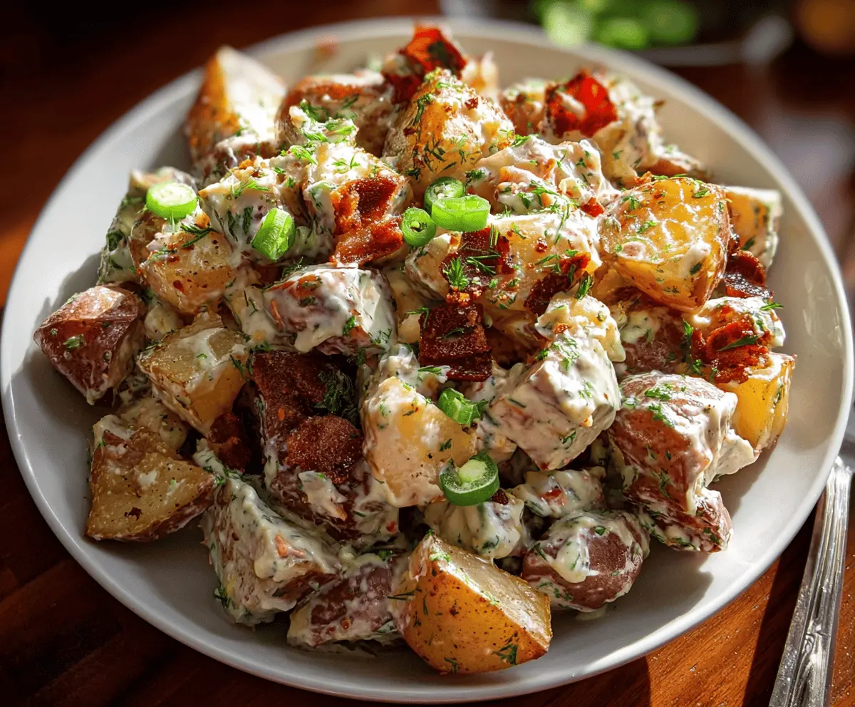 Easy Jalapeño Popper Roasted Potato Salad