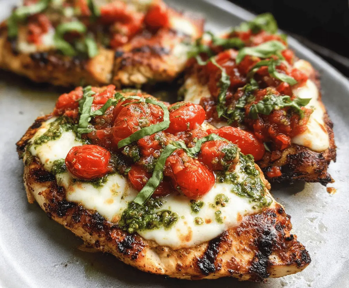 Easy Grilled Chicken Margherita Recipe