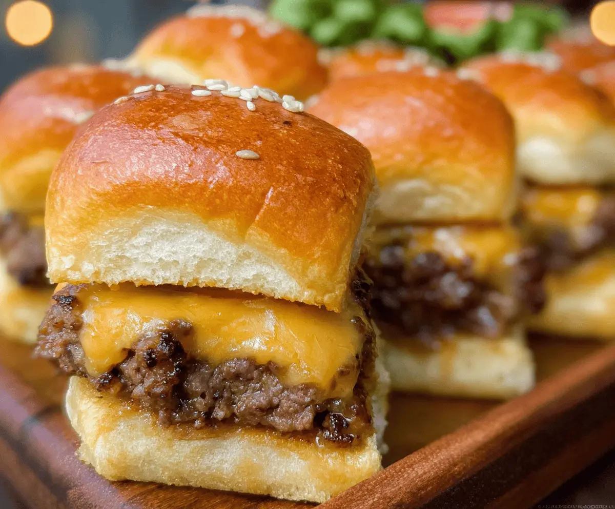 Easy Cheeseburger Sliders Recipe for Quick Snacks