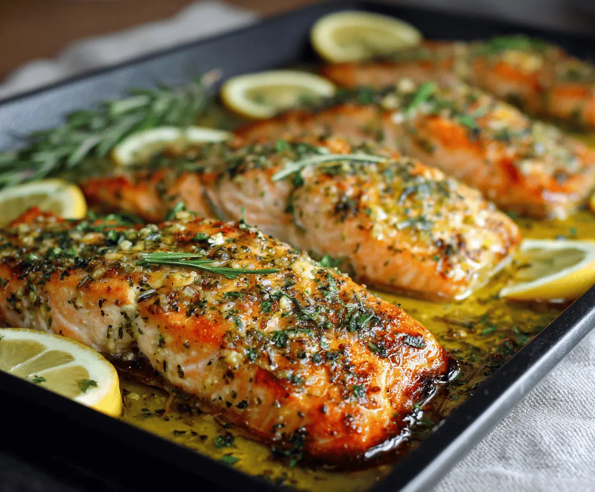Lemon Herb Baked Salmon