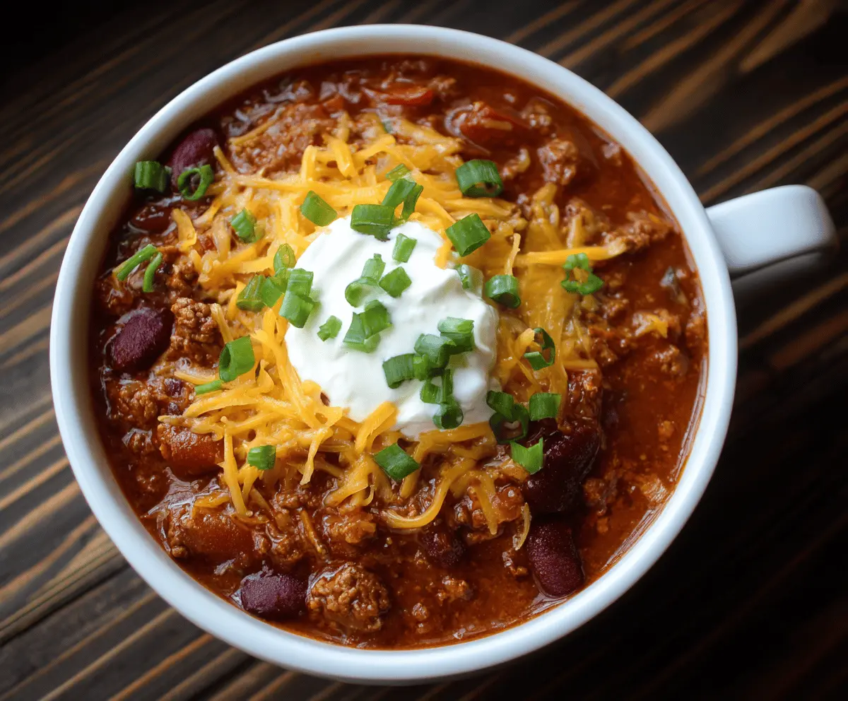 Slow Cooker Chili