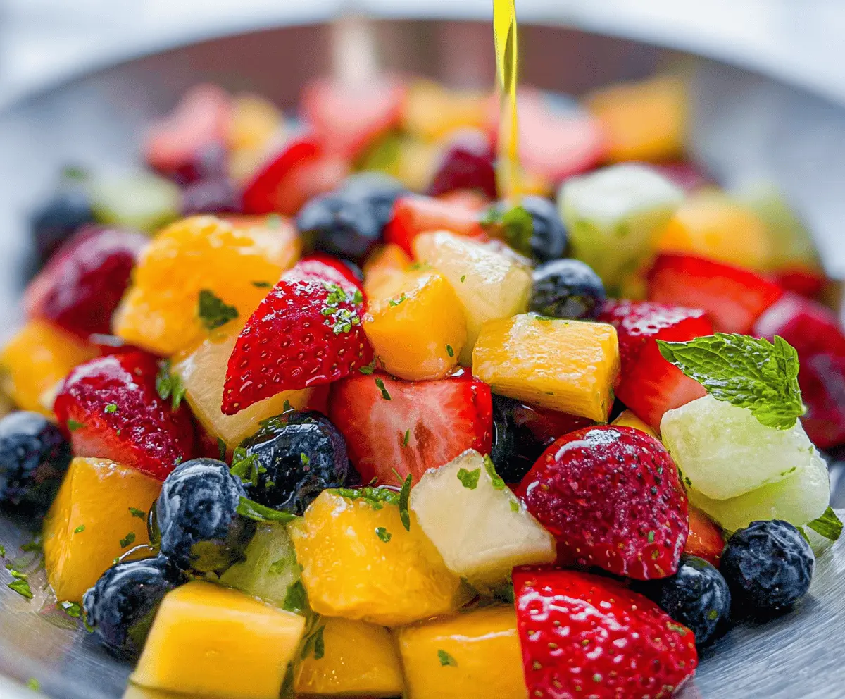 Easy Rainbow Fruit Salad Recipe for Summer