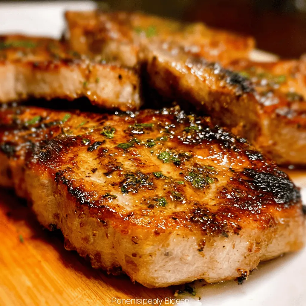 Juicy Oven Baked Pork Chops Recipe