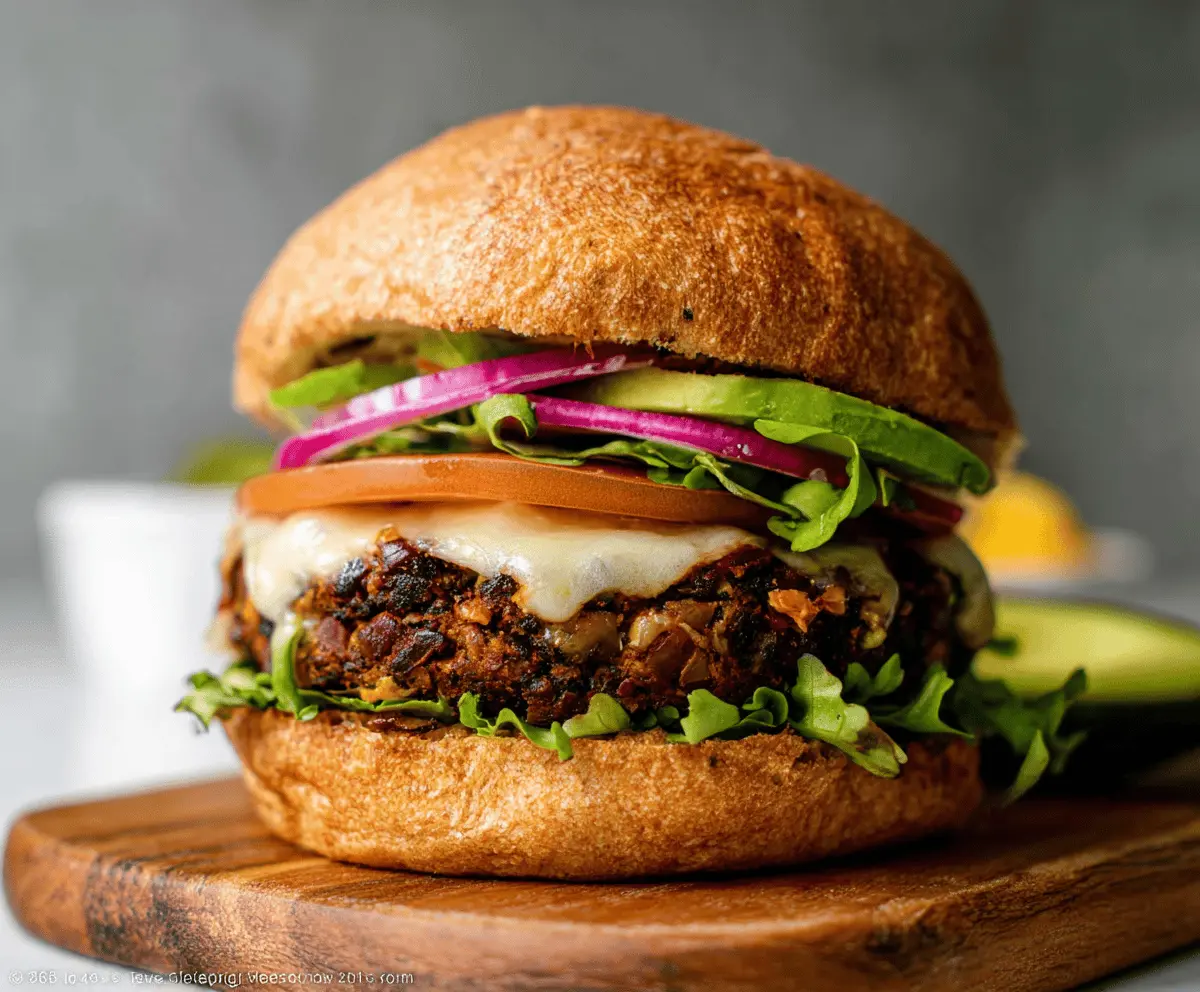 Healthy Black Bean Burger Recipe