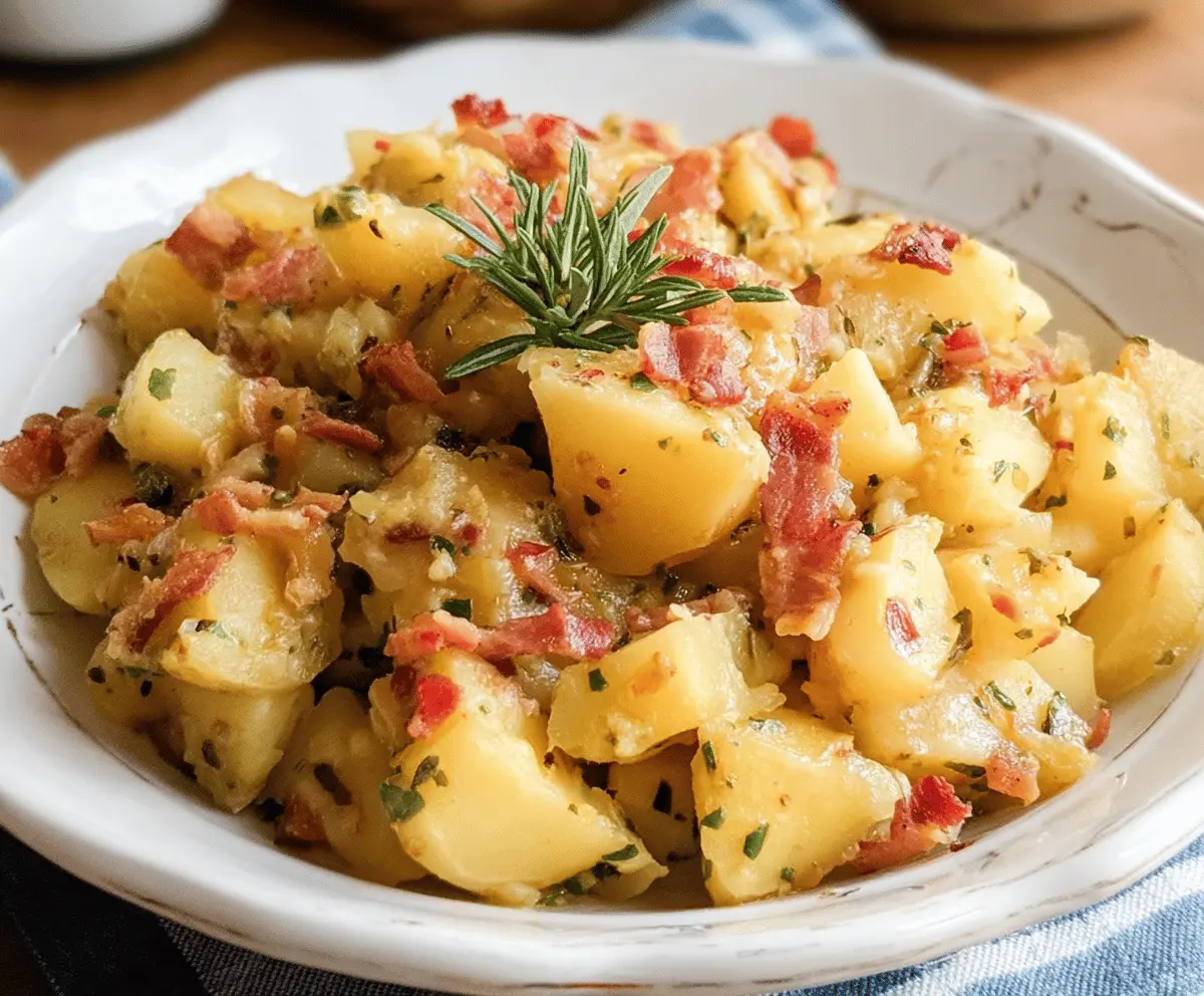 Authentic Bavarian German Potato Salad Recipe