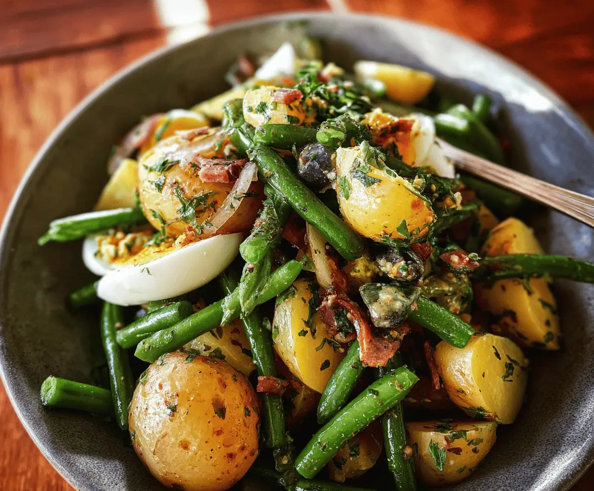 Easy French-Style Potato and Green Bean Salad