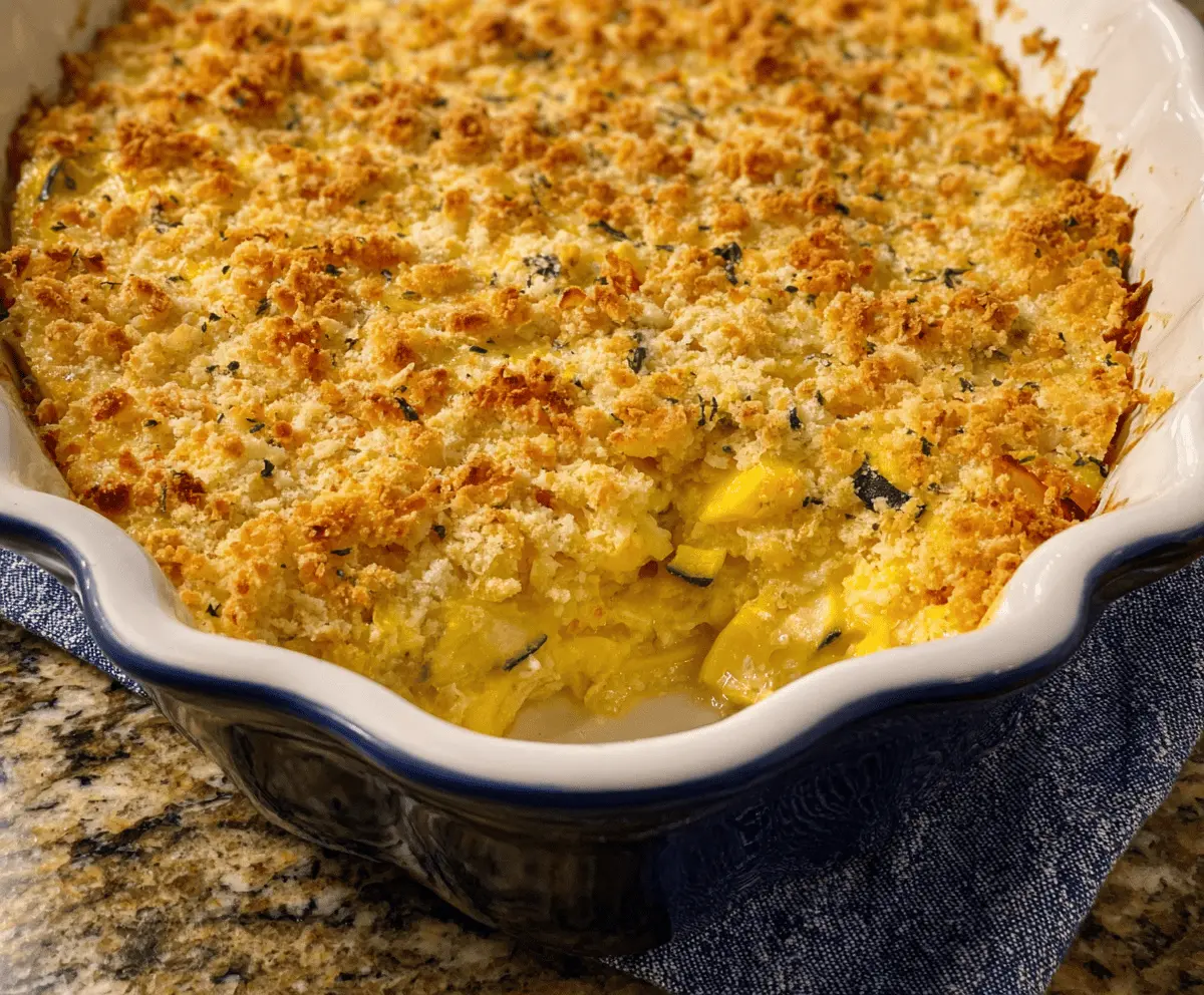 Easy Yellow Squash Casserole Recipe
