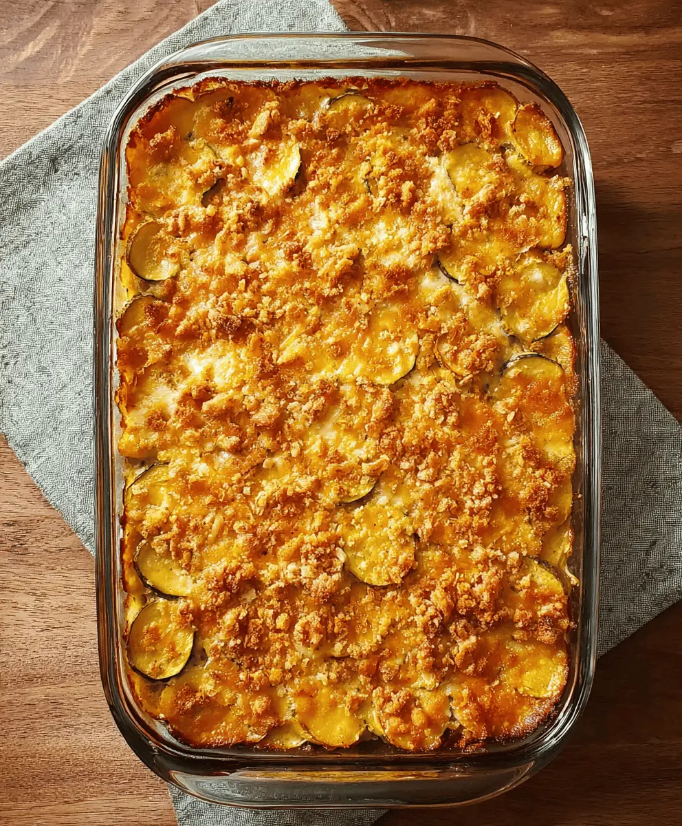Classic Southern Squash Casserole Recipe