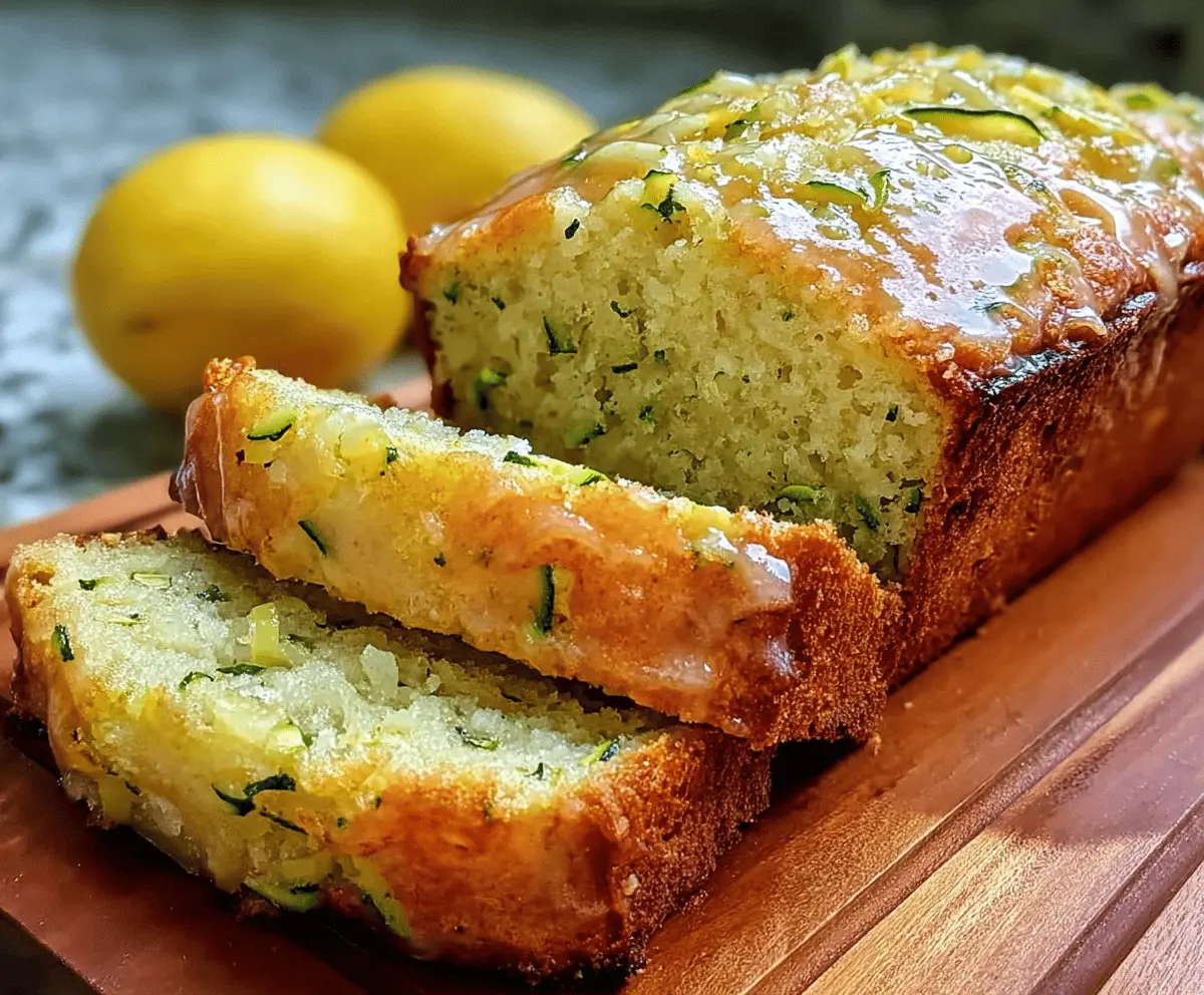 Moist Lemon Zucchini Bread Recipe