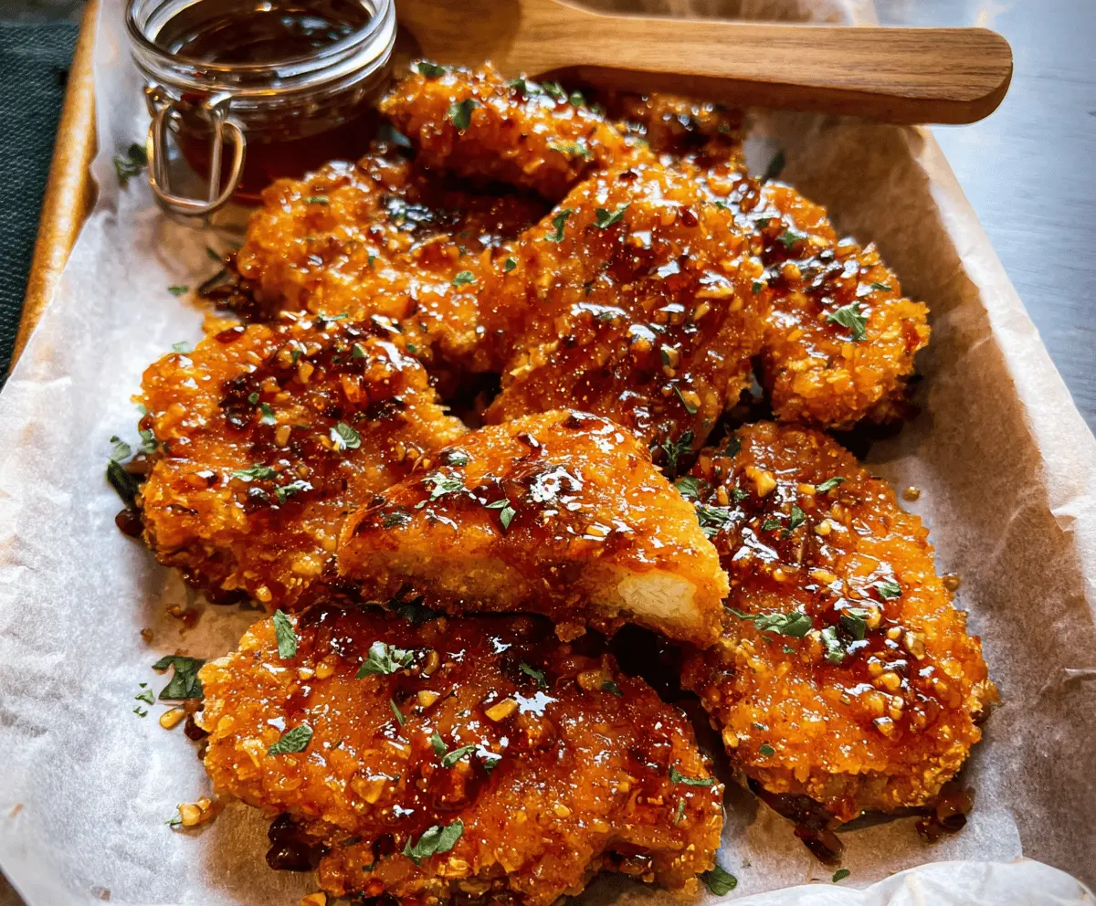 Crispy Baked Hot Honey Chicken Recipe