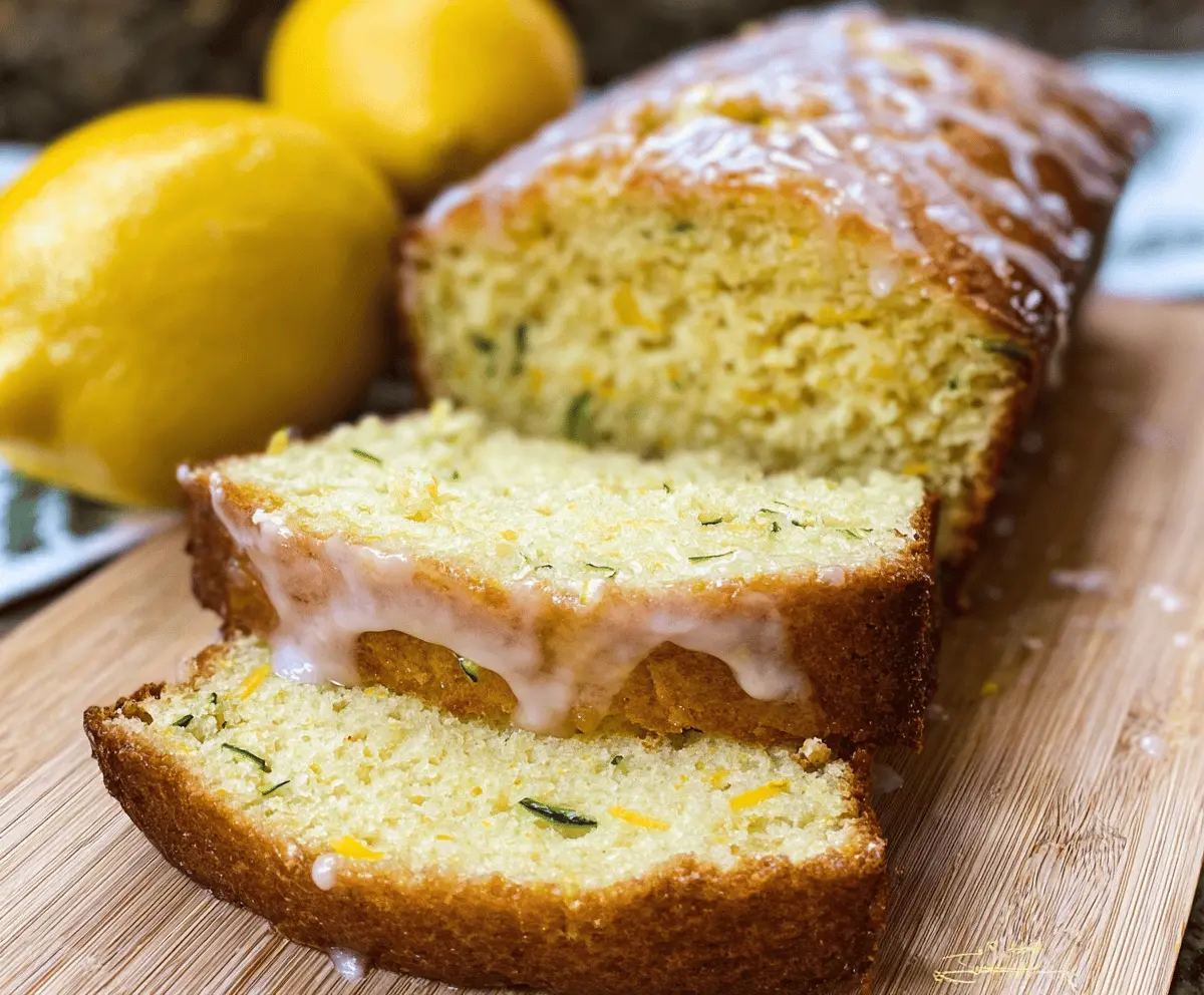 Moist Lemon Zucchini Bread Recipe