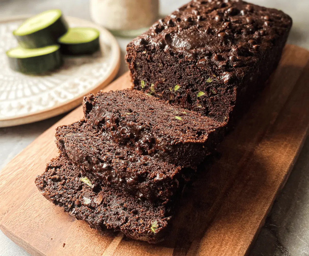 Moist Chocolate Zucchini Bread Recipe