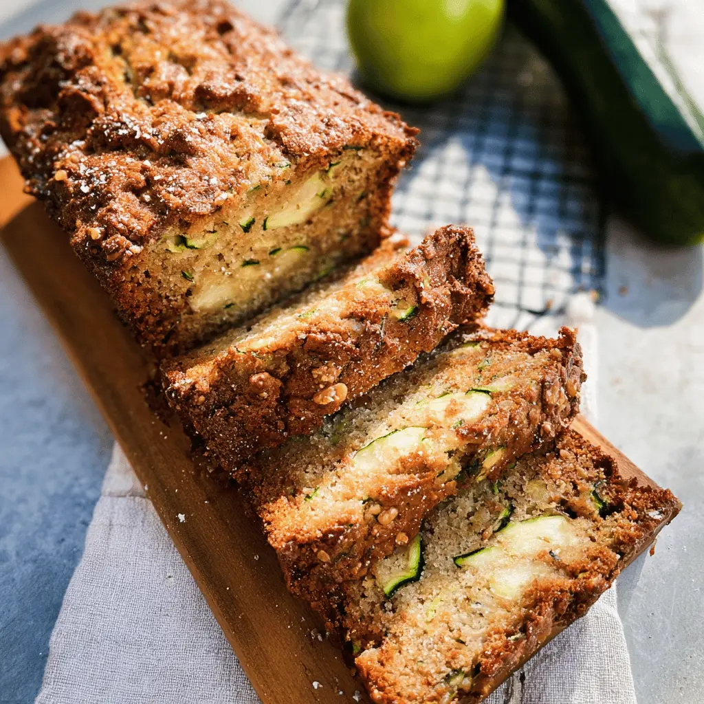 Moist Apple Zucchini Bread Recipe